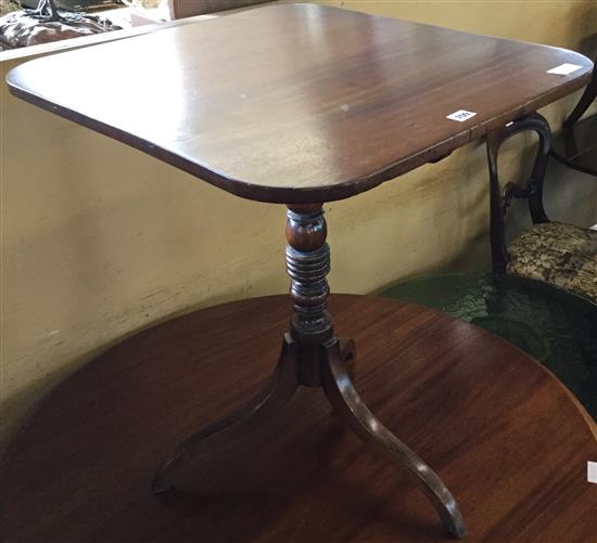 Mahogany snap top table